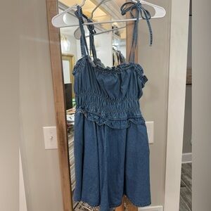 Amazon Blue Denim Jumpsuit